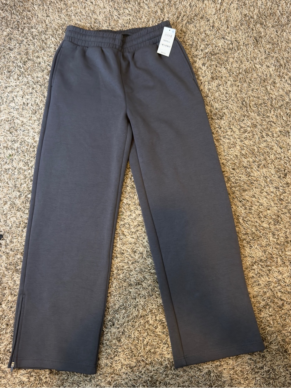 Men's Gray Wide-Leg Sweatpants Mode Of One
